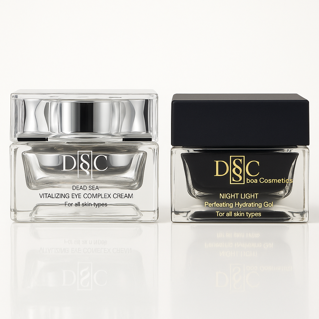 Deep Sea Cosmetics Vitalizing Eye Complex Cream + Night Light Perfecting Hydrating Gel Bundle