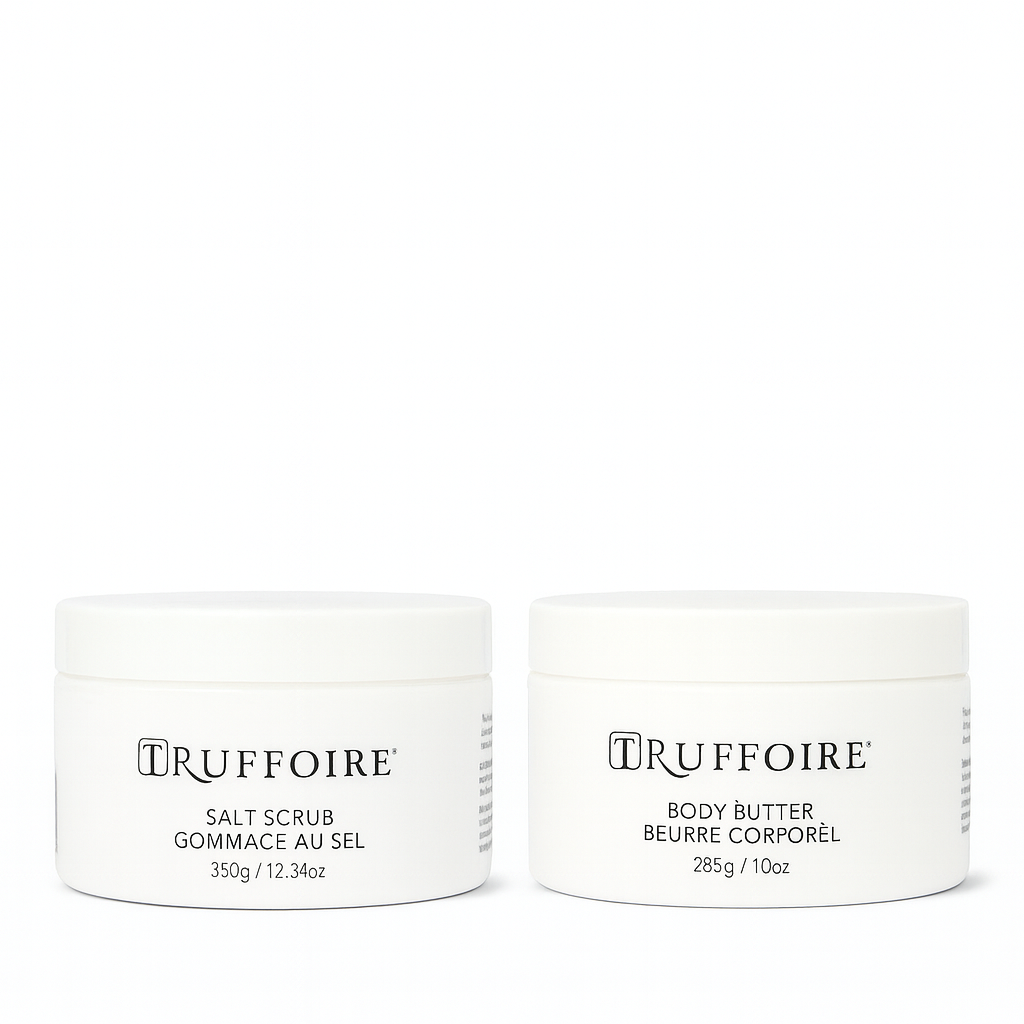 Truffoire White Truffle Infused Body Butter Body Scrub Bundle