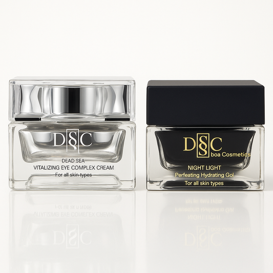 Deep Sea Cosmetics Vitalizing Eye Complex Cream + Night Light Perfecting Hydrating Gel Bundle