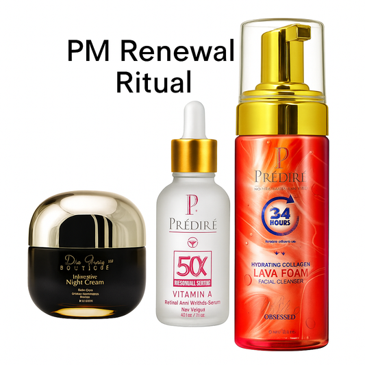 DK Beaute Curated PM Renewal Routine Bundle | Luxury Skincare Set