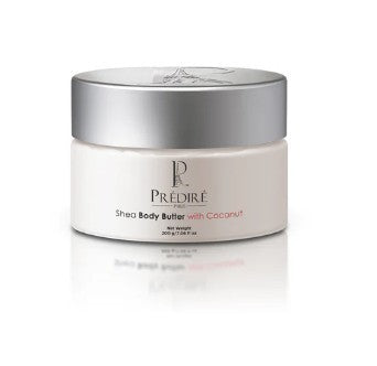 Predire Paris Shea Body Butter with Coconut, Argan Oil & Vitamin E Booster | Luxury Bodycare