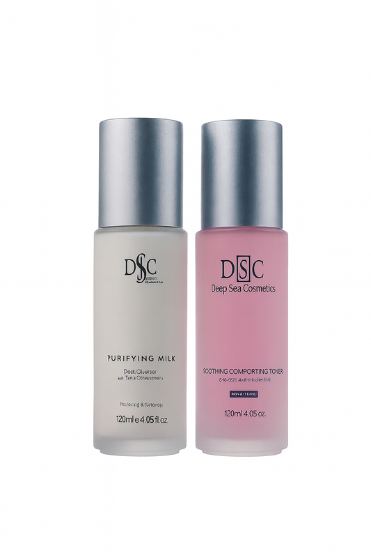Deep Sea Cosmetics — Facial Milk Cleanser & Toner Bundle